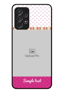 Galaxy A52 Photo Printing on Glass Case - Cute Girls Cover Design