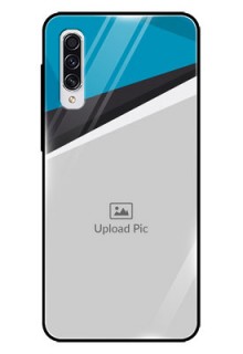 Samsung Galaxy A70 Photo Printing on Glass Case  - Simple Pattern Photo Upload Design