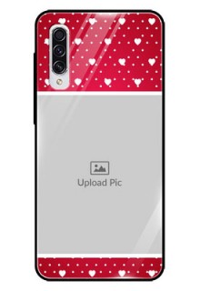 Samsung Galaxy A70 Photo Printing on Glass Case  - Hearts Mobile Case Design