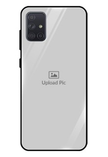 Galaxy A71 Photo Printing on Glass Case  - Upload Full Picture Design
