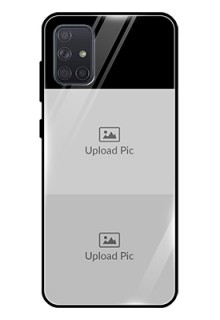 Galaxy A71 2 Images on Glass Phone Cover