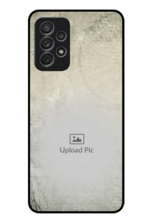 Galaxy A72 Custom Glass Phone Case - with vintage design
