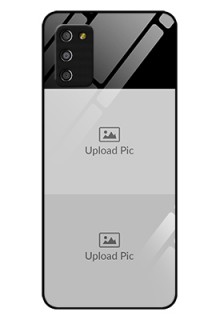 Galaxy F02s 2 Images on Glass Phone Cover