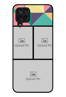 Galaxy F12 Custom Glass Phone Case - Bulk Pic Upload Design