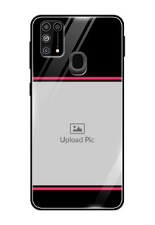 Galaxy F41 Custom Glass Mobile Case  - with Add Text Design