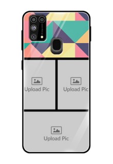 Galaxy F41 Custom Glass Phone Case  - Bulk Pic Upload Design