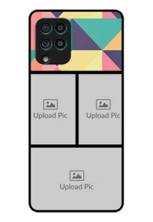 Galaxy F62 Custom Glass Phone Case - Bulk Pic Upload Design