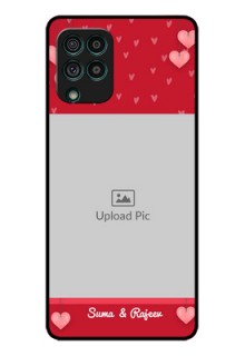 Galaxy F62 Custom Glass Phone Case - Valentines Day Design
