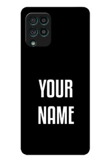 Galaxy F62 Your Name on Glass Phone Case