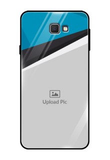 Samsung Galaxy J7 Prime Photo Printing on Glass Case  - Simple Pattern Photo Upload Design
