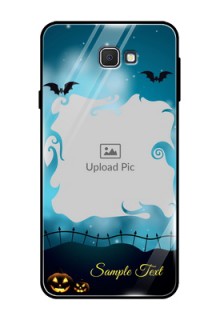Samsung Galaxy J7 Prime Custom Glass Phone Case  - Halloween frame design
