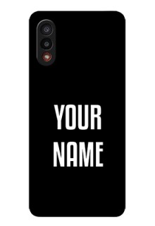 Galaxy M02 Your Name on Glass Phone Case