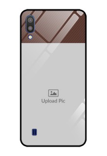 Galaxy M10 Custom Glass Mobile Case - Elegant Case Design