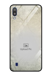 Galaxy M10 Custom Glass Phone Case - with vintage design