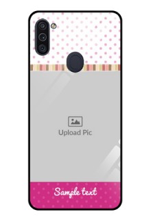 Galaxy M11 Photo Printing on Glass Case - Cute Girls Cover Design