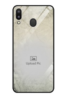 Galaxy M20 Custom Glass Phone Case - with vintage design