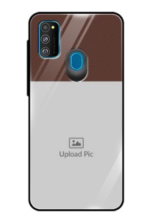 Galaxy M21 Custom Glass Mobile Case  - Elegant Case Design