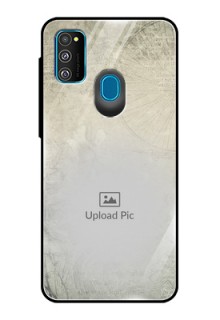 Galaxy M21 Custom Glass Phone Case  - with vintage design