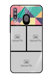 Samsung Galaxy M30 Custom Glass Phone Case  - Bulk Pic Upload Design