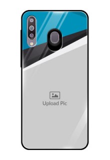 Samsung Galaxy M30 Photo Printing on Glass Case  - Simple Pattern Photo Upload Design