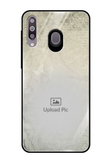 Samsung Galaxy M30 Custom Glass Phone Case  - with vintage design