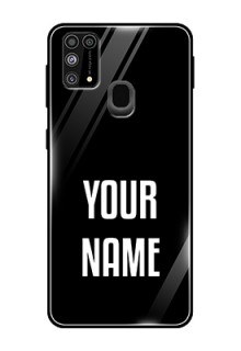 Galaxy M31 Prime Edition Your Name on Glass Phone Case