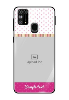 Galaxy M31 Photo Printing on Glass Case  - Cute Girls Cover Design