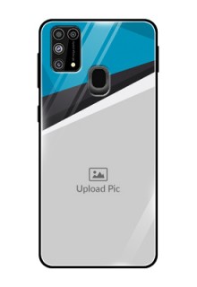 Galaxy M31 Photo Printing on Glass Case  - Simple Pattern Photo Upload Design