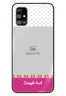 Galaxy M31S Photo Printing on Glass Case  - Cute Girls Cover Design