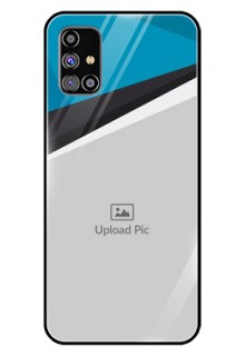Galaxy M31S Photo Printing on Glass Case  - Simple Pattern Photo Upload Design