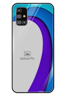 Galaxy M31S Photo Printing on Glass Case  - Simple Pattern Design