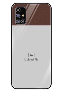 Galaxy M31S Custom Glass Mobile Case  - Elegant Case Design