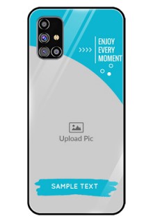 Galaxy M31S Custom Glass Mobile Case  - Happy Moment Design