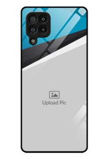 Galaxy M32 4G Photo Printing on Glass Case  - Simple Pattern Photo Upload Design