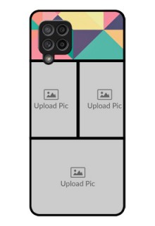 Galaxy M42 5G Custom Glass Phone Case - Bulk Pic Upload Design