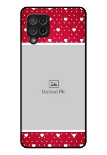 Galaxy M42 5G Photo Printing on Glass Case - Hearts Mobile Case Design