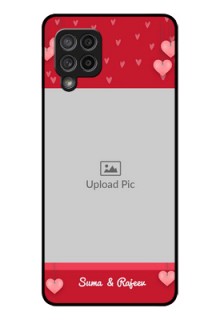 Galaxy M42 5G Custom Glass Phone Case - Valentines Day Design