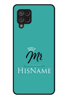 Galaxy M42 5G Custom Glass Phone Case Mr with Name