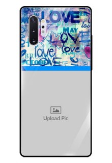 Samsung Galaxy Note 10 Plus Custom Glass Mobile Case  - Colorful Love Design
