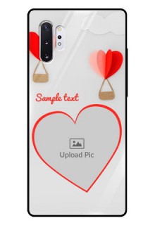 Samsung Galaxy Note 10 Plus Custom Glass Mobile Case  - Parachute Love Design