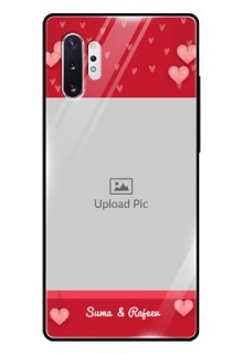 Samsung Galaxy Note 10 Plus Custom Glass Phone Case  - Valentines Day Design