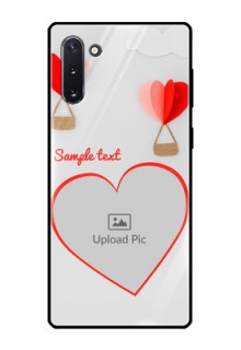 Galaxy Note 10 Custom Glass Mobile Case  - Parachute Love Design