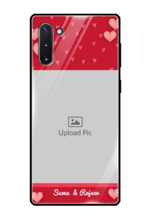 Galaxy Note 10 Custom Glass Phone Case  - Valentines Day Design