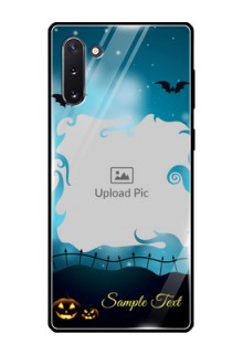 Galaxy Note 10 Custom Glass Phone Case  - Halloween frame design