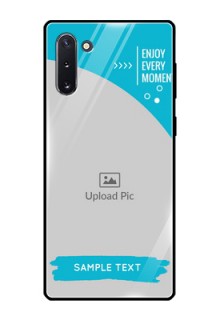 Galaxy Note 10 Custom Glass Mobile Case  - Happy Moment Design