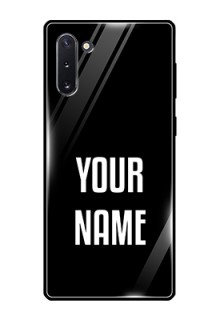 Galaxy Note 10 Your Name on Glass Phone Case