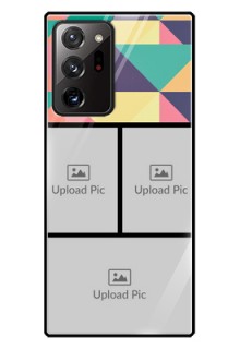 Galaxy Note 20 Ultra Custom Glass Phone Case  - Bulk Pic Upload Design