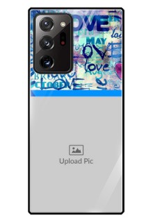 Galaxy Note 20 Ultra Custom Glass Mobile Case  - Colorful Love Design