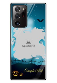 Galaxy Note 20 Ultra Custom Glass Phone Case  - Halloween frame design