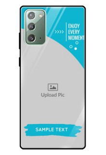 Galaxy Note 20 Custom Glass Mobile Case  - Happy Moment Design